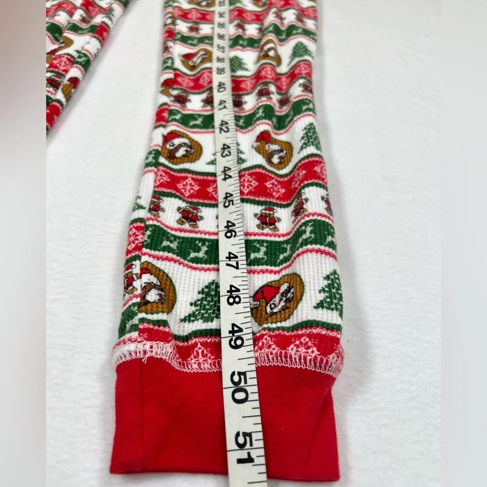 BUC-EES Youth Beaver Christmas Onesie Pajamas  Front Zip Large Family PJs Bucees